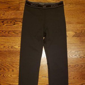 RVCA VA Brand Black Womens Base Legging Size Medium Sportswear Workout